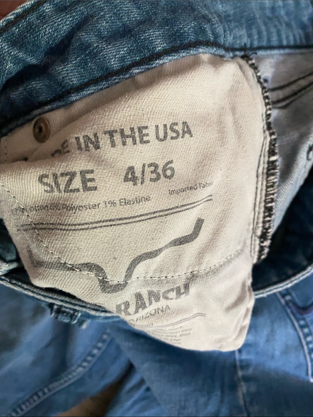 Kimes Ranch Blue Flare Jeans - Picture 4 of 6